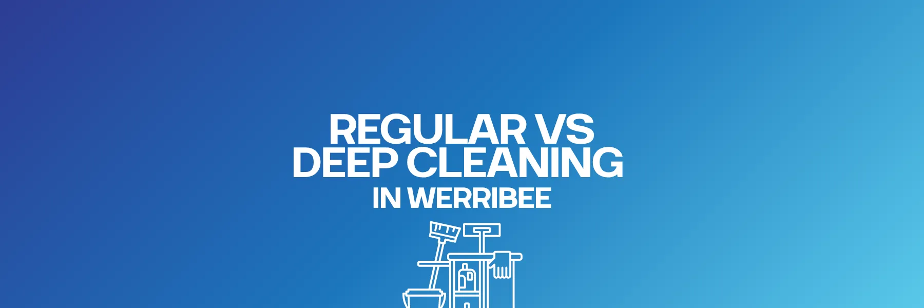 Professional cleaner performing deep house cleaning in a modern Werribee home kitchen