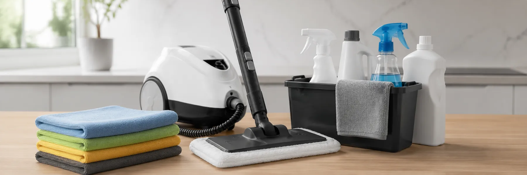 Cleaner wiping kitchen surfaces during professional bond cleaning in Melbourne